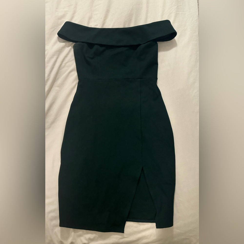 Elegant Black Off-Shoulder Dress